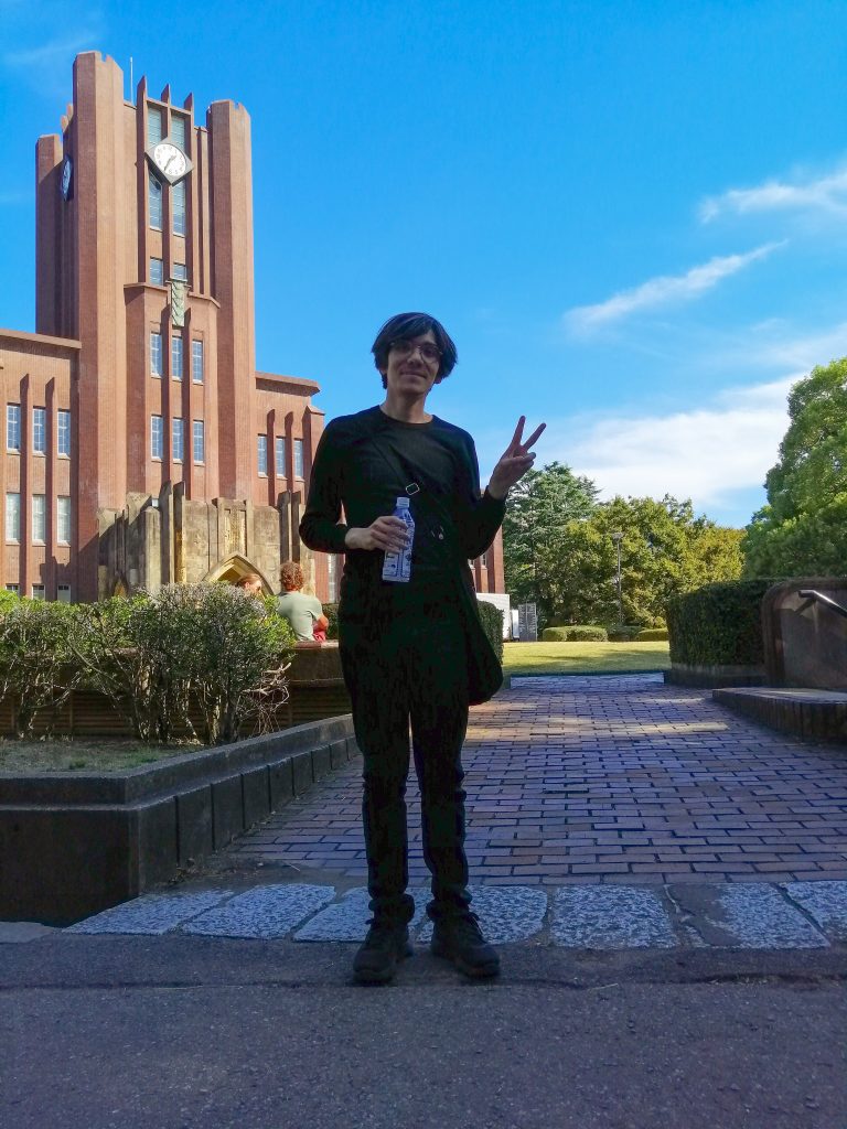 Felipe Guzmán en la Universidad de Tokio